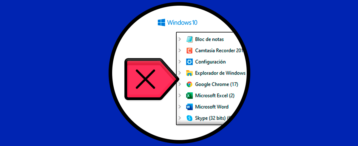 Finalizar una tarea y forzar cierre de programa Windows 10 | No responde