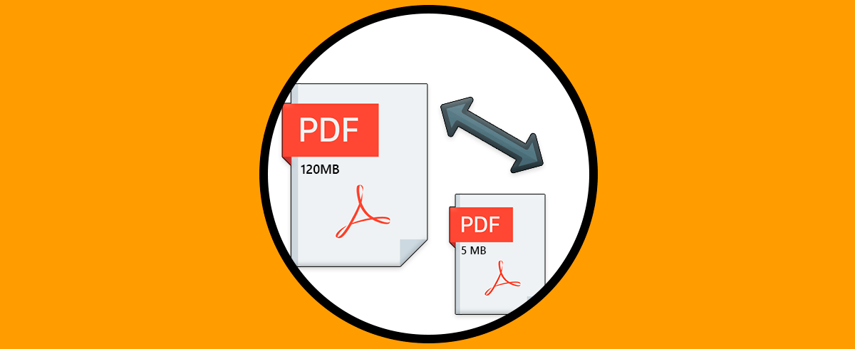 Diferentes formas de reducir tamaño archivos PDF