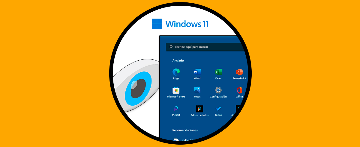 Ocultar Aplicaciones más usadas Menú Inicio Windows 11