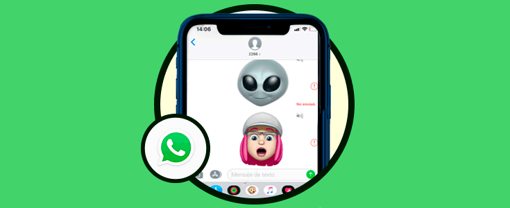 Cómo enviar animoji o memoji en iPhone XR por WhatsApp