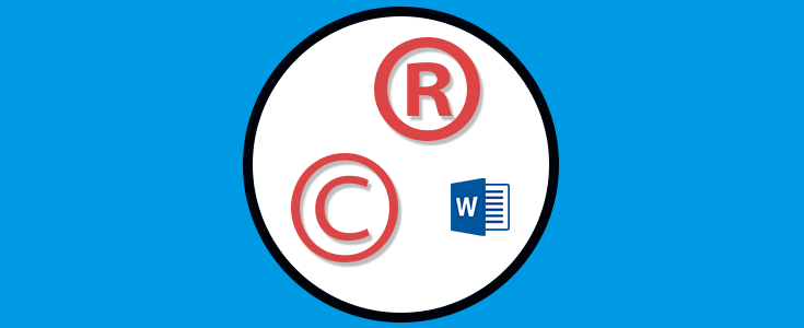 Cómo poner símbolo Copyright o Marca registrada en Word