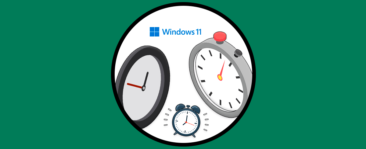 Configurar Alarma, Reloj, Temporizador y Crono Windows 11