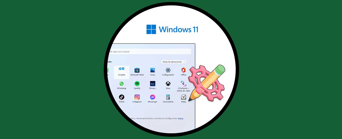 Organizar programas Menú Inicio Windows 11 | Poner y quitar