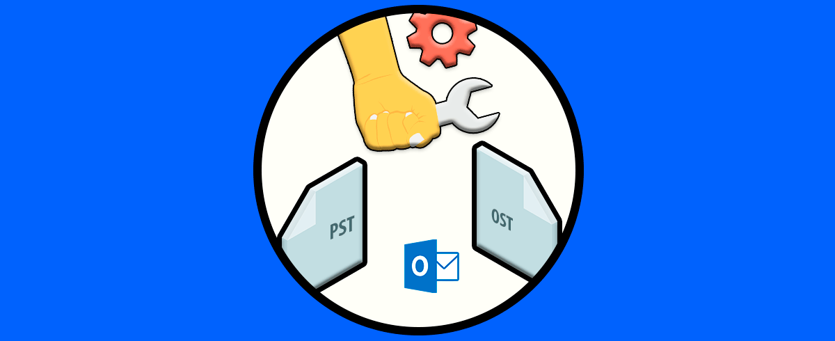 Solucionar error de archivos .PST o .OST Outlook 2016, 2013, 2010