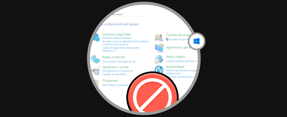 Cómo activar o desactivar Configuración y Panel de control Windows 10