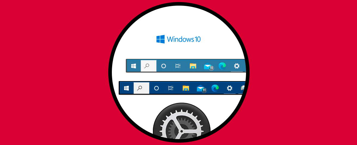 Cómo poner transparente la Barra de tareas de Windows 10 | Sin programas