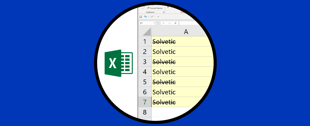 Cómo Tachar en Excel